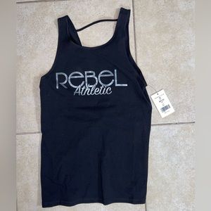 Rebel Athletic Black Tank Top